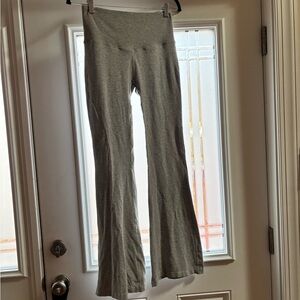 Gray Flared Leggings